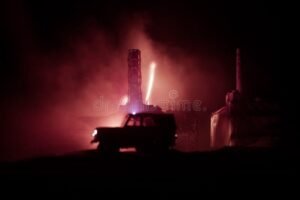 auto abandonado estacion policial noche