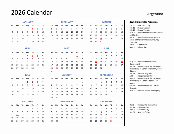 Se cuentan los sábados y domingos en las vacaciones en Argentina