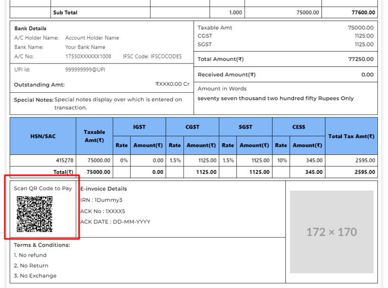 factura electronica con codigo qr y calculadora financiera
