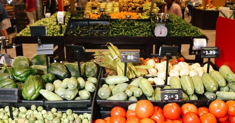 frutas y verduras frescas mercado la costa