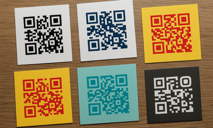 generador codigo qr digital colorido moderno