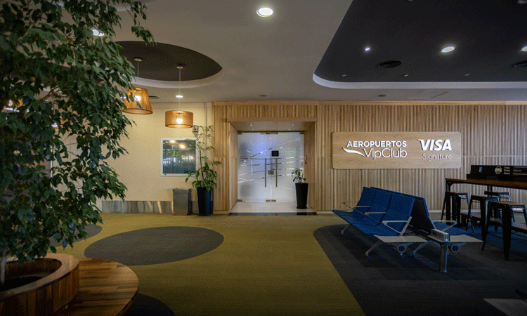 interior moderno salon vip aeropuerto ezeiza