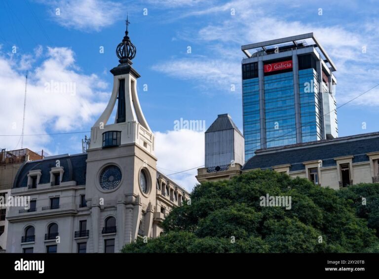 logotipo banco galicia edificio central ciudad buenos aires