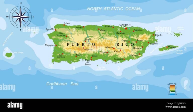 Cuáles son los principales ríos de Puerto Rico y dónde se encuentran 2 mapa ilustrado de rios principales puerto rico