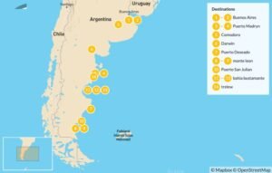mapa ruta carretera caleta olivia puerto madryn