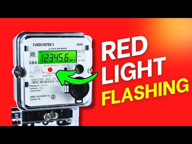 Cómo interpretar el medidor de luz Edenor con luz roja encendida