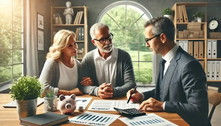 persona recibiendo asesoria financiera amigable