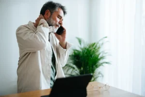 persona reportando robo de celular movil