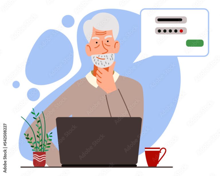 persona usando computadora pensando contrasena perdida