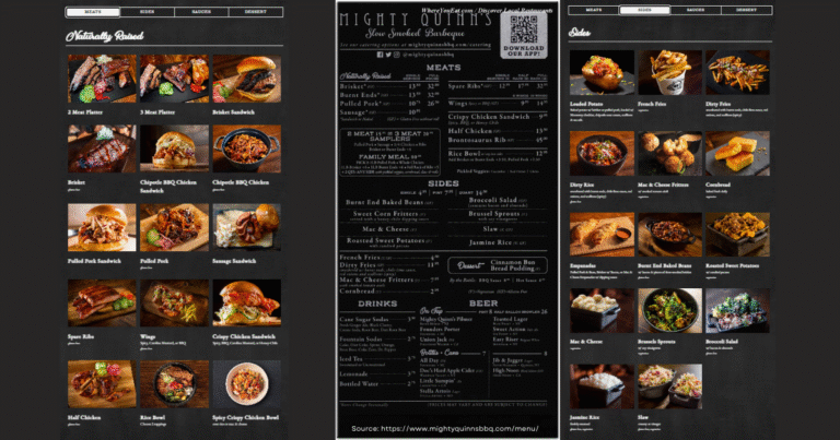 plato variado menu restaurante acogedor elegante