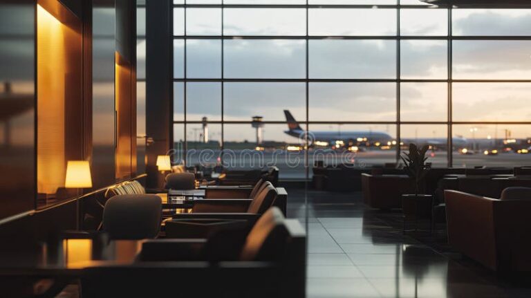 sala vip aeropuerto elegante y comoda