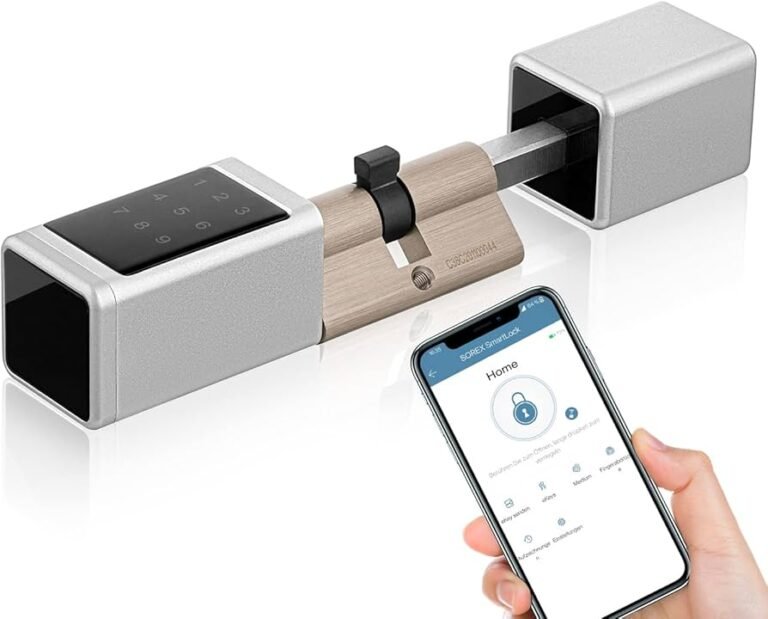 smartphone con apertura de cerradura digital