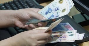 tarjetas y efectivo en comercio argentino